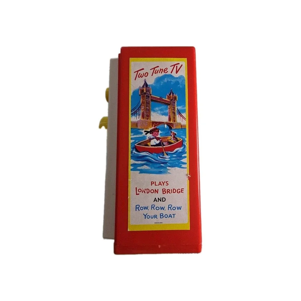 VTG Children Fisher-Price Two Tunes songs TV 2009 WORKS London Bridge Row Row